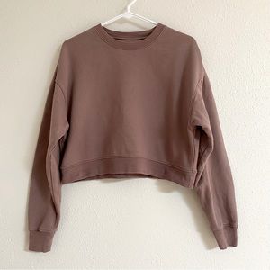 Girlfriend 50/50 Cropped Sweatshirt